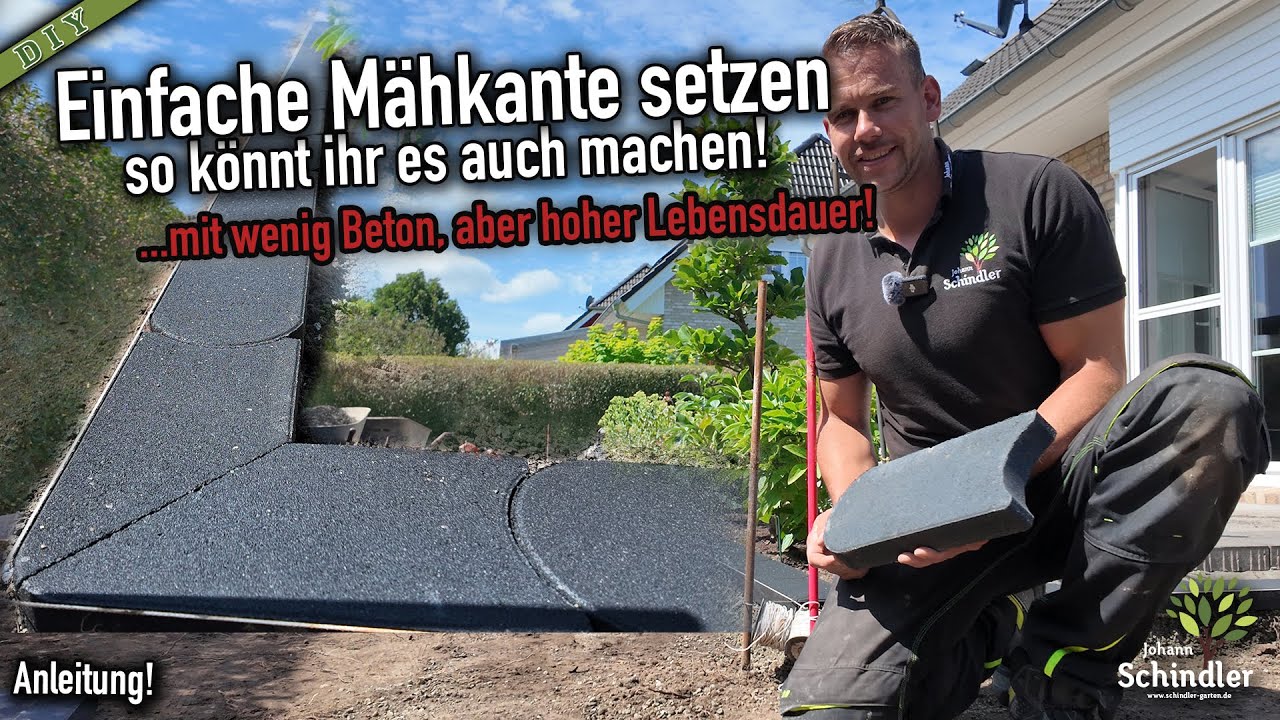 Einfache Mähkante? Wir zeigen euch wie ihr es selber machen könnt Anleitung / DIY