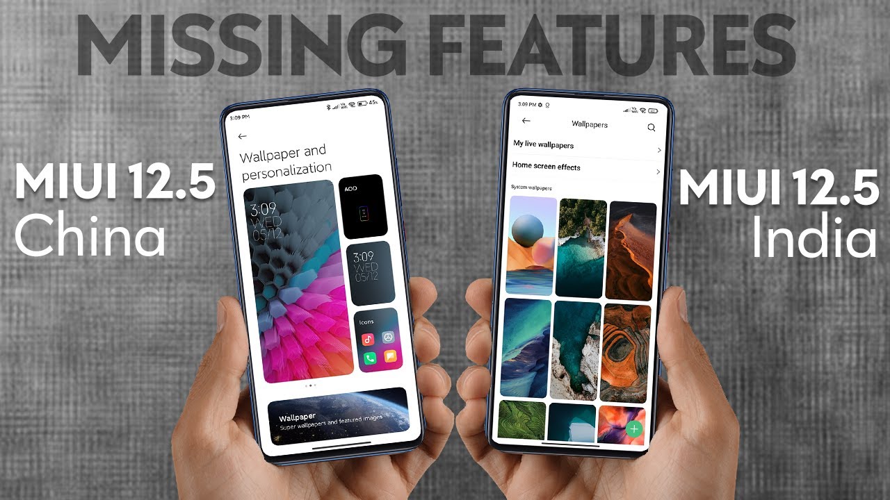 MIUI 12.5 (India) vs. MIUI 12.5 (China) Comparison | Missing Features in MIUI 12.5 India Update
