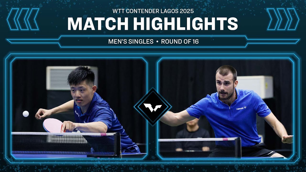 Fanbo Meng vs Tomislav Pucar | MS R16 | #WTTLagos 2025