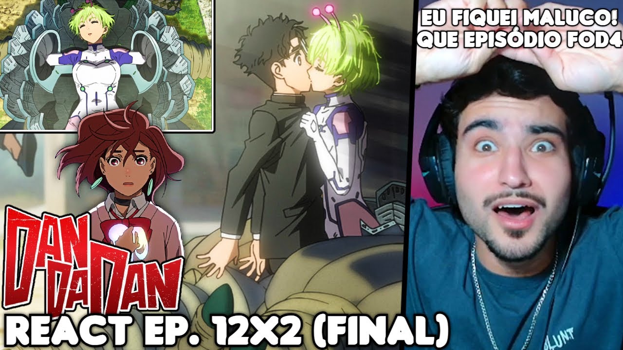 ALIENÍGENA BEIJOU O OKARUN NA FRENTE DA MOMO??? React Dandadan EP. 12 Temporada 2 (FINAL)