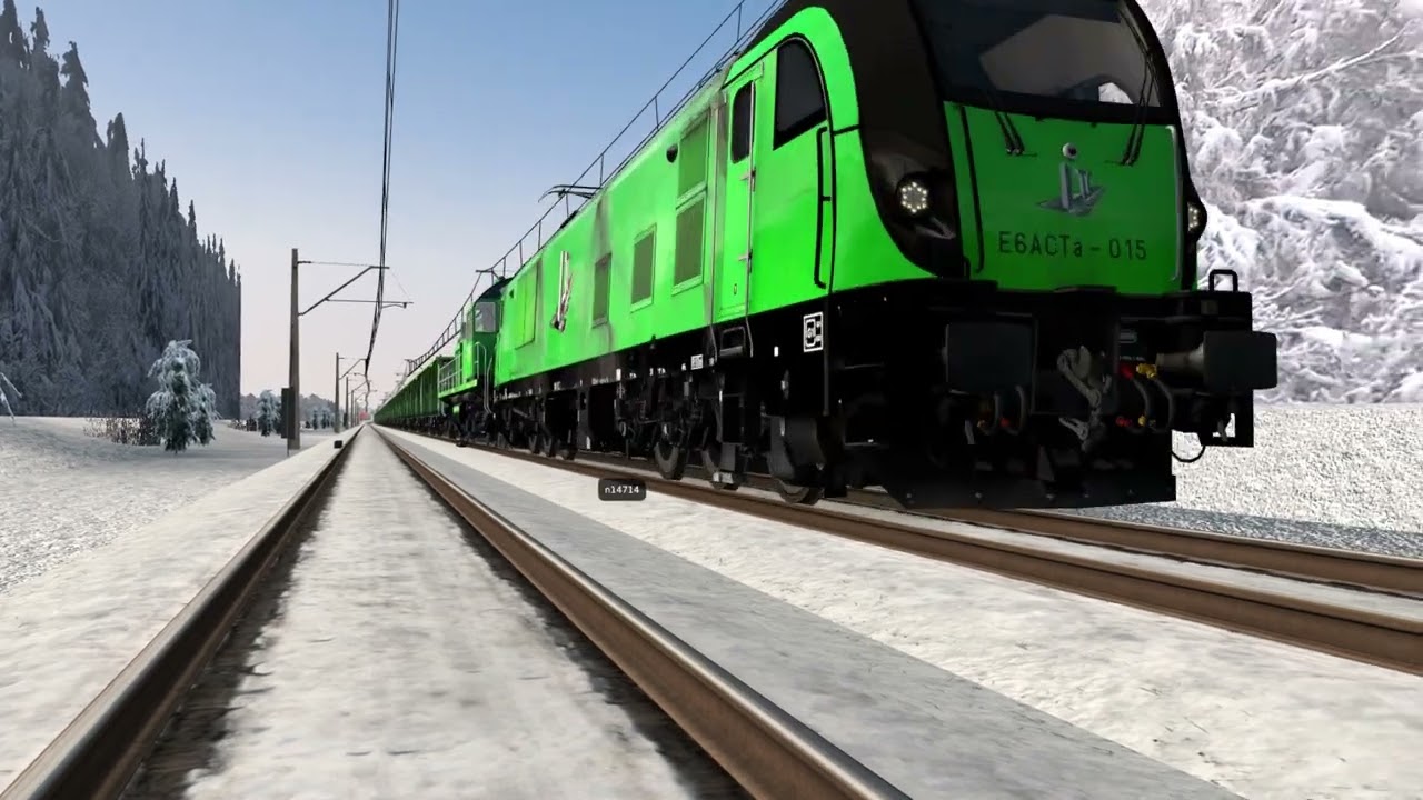 Składanka pociągów towarowych na L61 + Herby Nowe