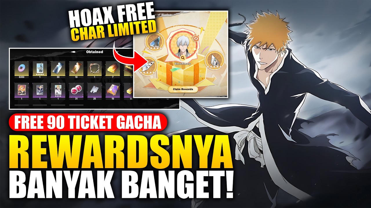 HOAX CHAR LIMITED GRATIS! BANSOS PLAYER BARU 7250 JADE & TOTAL 90 TIKET - Bleach Soul Resonance