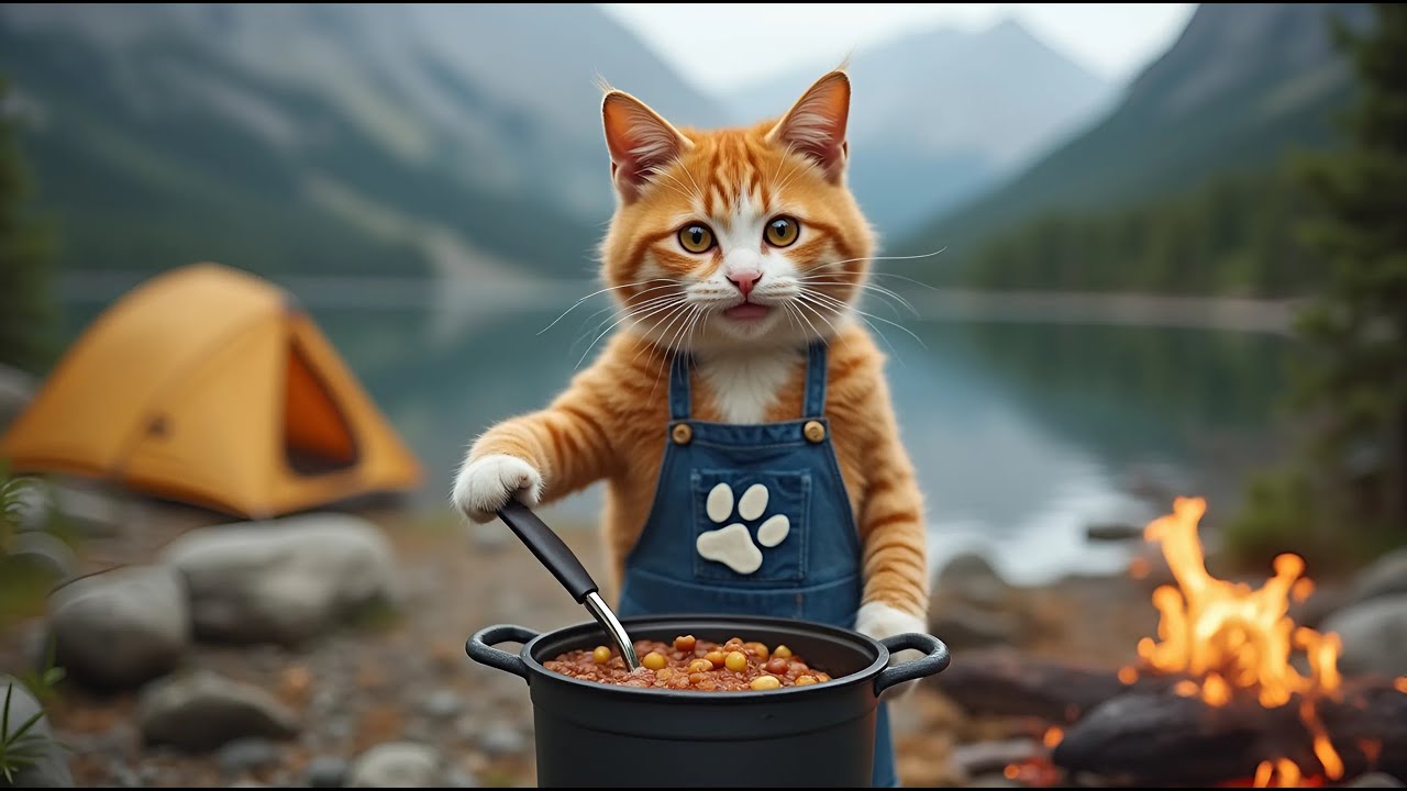 Adventurous Cats Camping In The Canadian Rockies | Wild Encounters & Cozy Campfire Moments