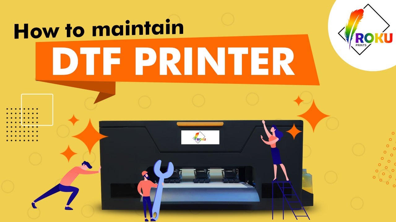 DTF printer | How to clean dtf head and remove blockage | Complete step explained #dtf #dtfprinting