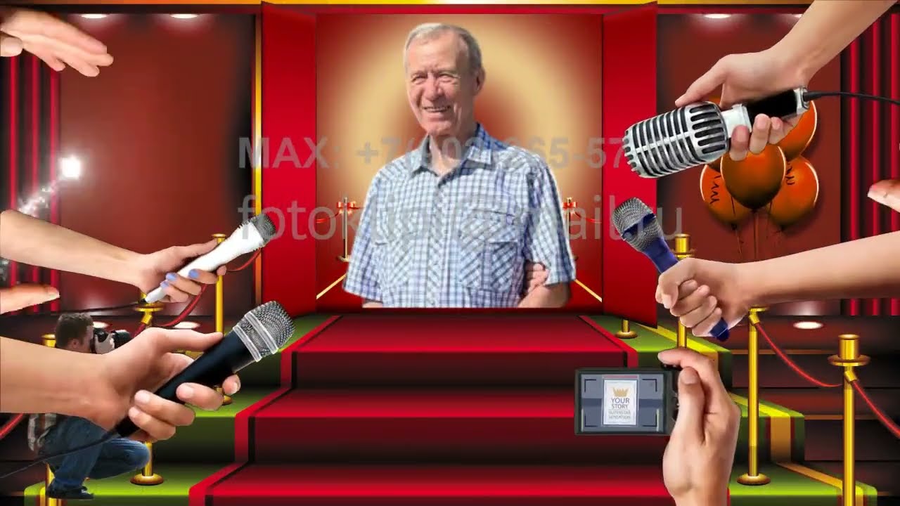 Заказать видеоролик на 85 лет мужчине из фотографий и музыки