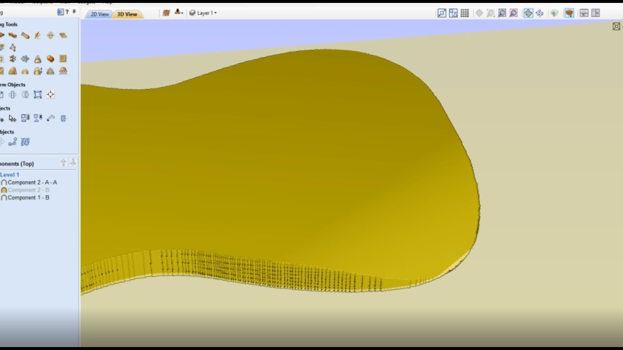 Modeling arm rest Vectric Aspire - Fender Strat Style