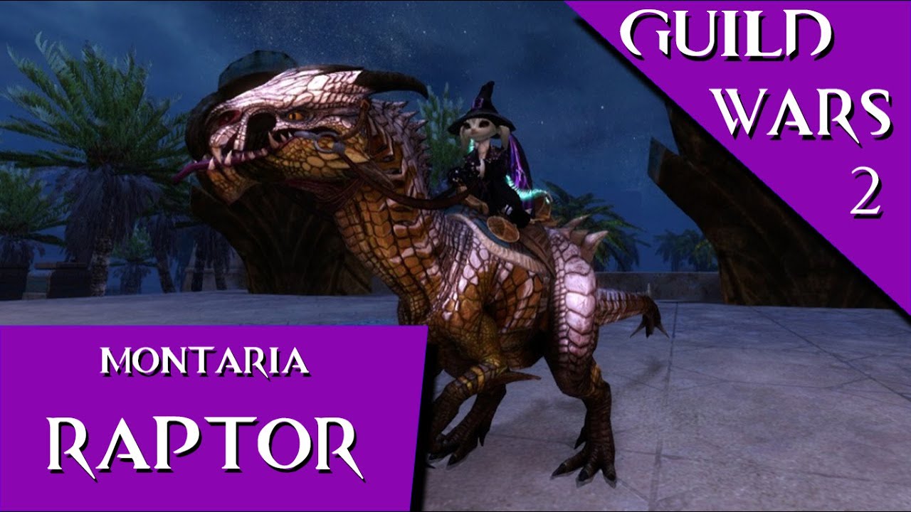 Montaria GW2 - Raptor Dinossauro (Guild Wars 2)