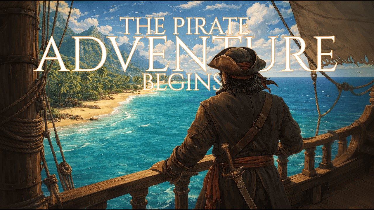 Pirate Ambience | Sea Waves & Epic Music for Study and Relaxation