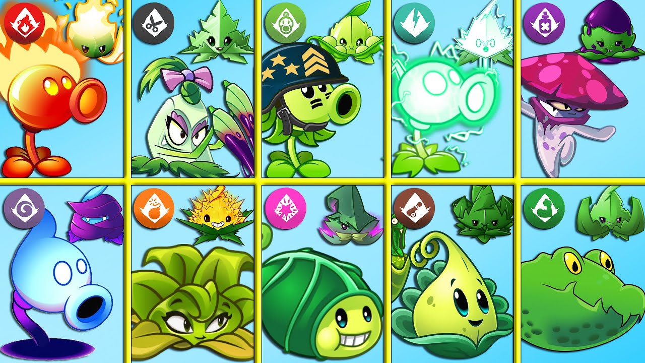 Random 10 Plants & Mints Battlez - Who Will Win? - PvZ 2 Team Plant vs Team Plant