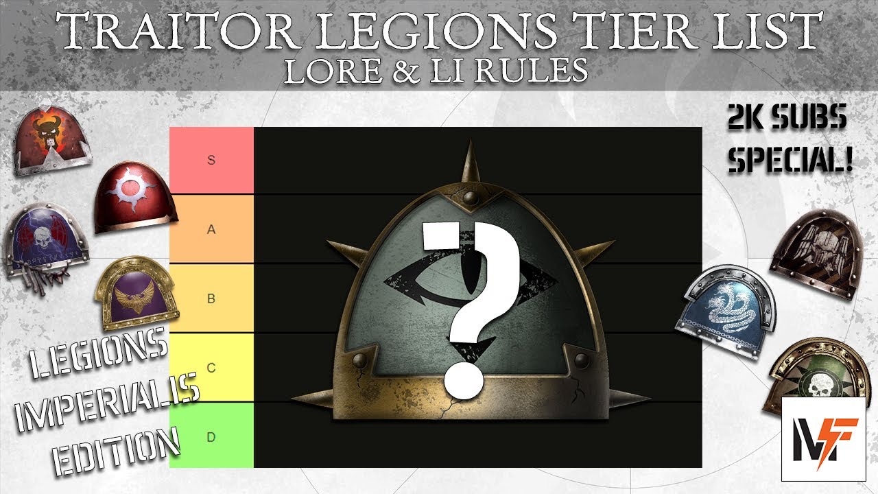 Legions Imperialis Traitor Legions Tier List - Podcast - Maximal Fire S1/E35