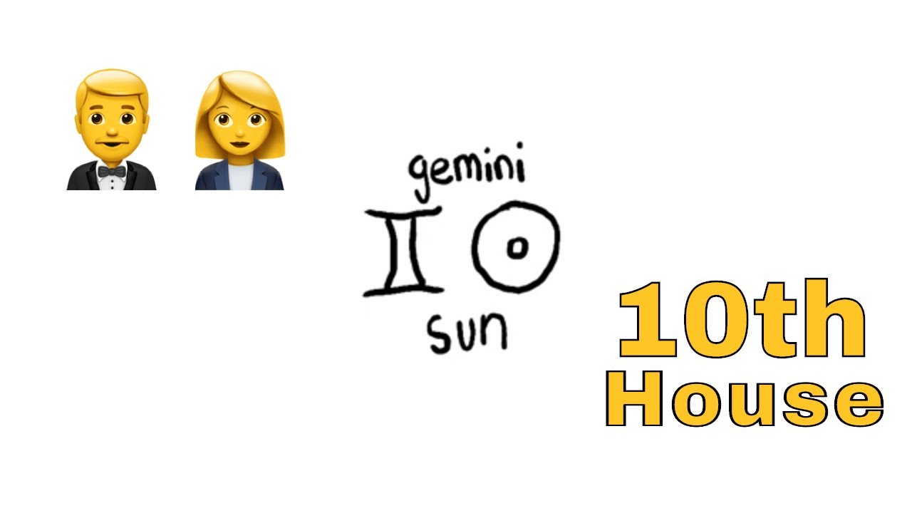 Natal Gemini Sun in the 10th House || Adapting Your Public Image 🤵👩&zwj;💼#SunSigns