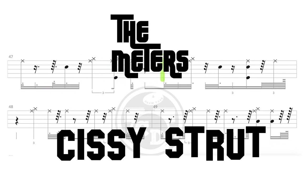 The Meters - Cissy Strut (🔴Drum Notation | PDF) By @chamisdrums