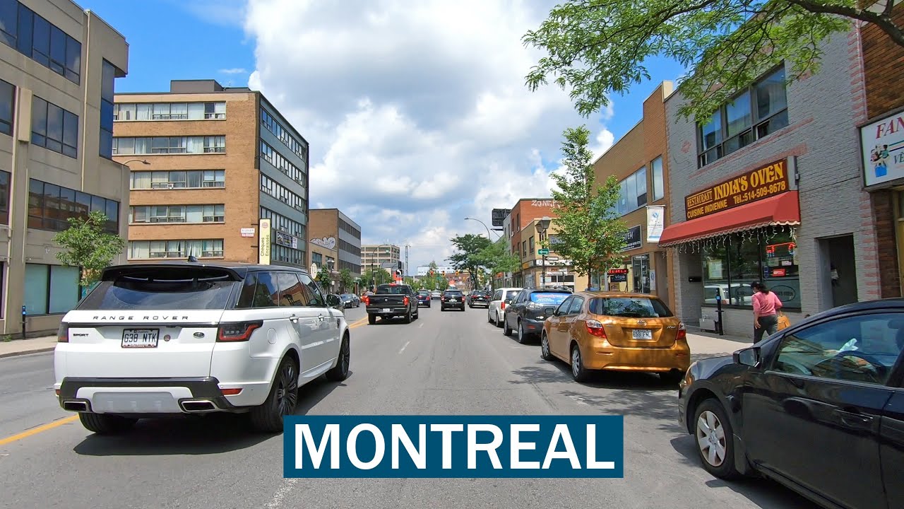 Driving in Montreal | From Park-Ex to Plateau via Jean-Talon and Park Avenue | July 2020