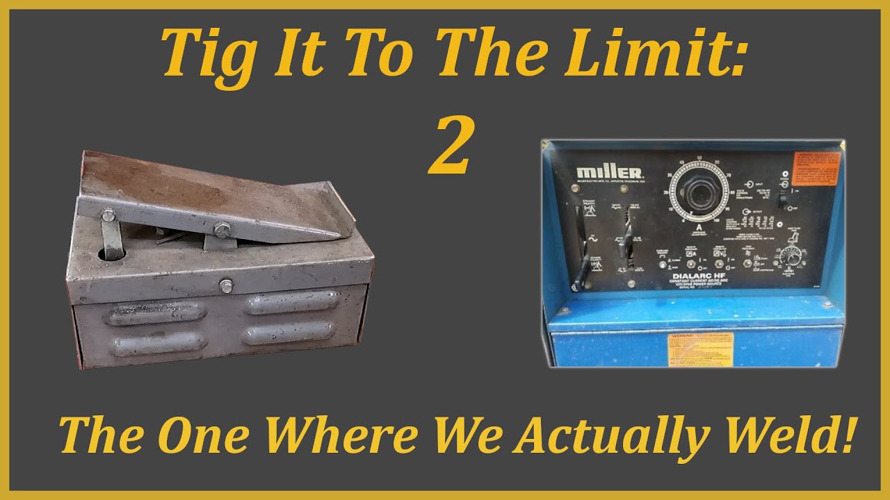 Настройка и сварка TIG/Mill/Miller Dialarc 250 HF