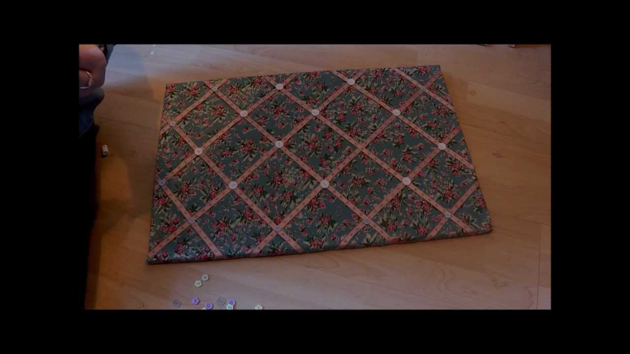 ♡ D.I.Y. Fabric Memo Board ♡