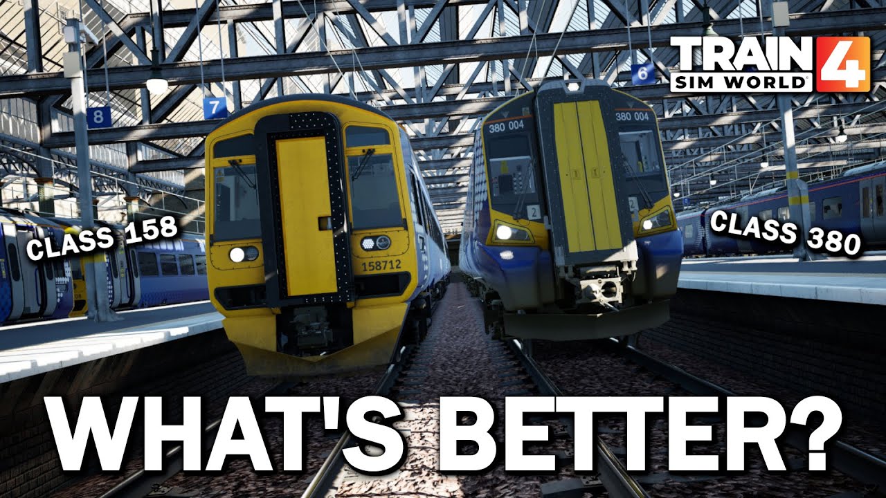 What's Better? - Scotrail Class 158 vs Class 380 - Train Sim World 4