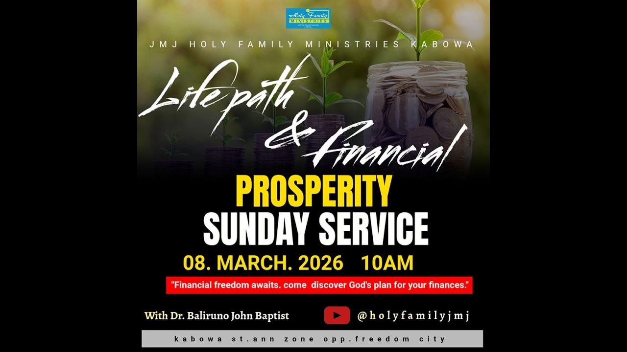 LIFE PATH & PROSPERITY SUNDAY EPITOME SERVICE 62 | DR.BALIRUNO JOHN BAPTIST
