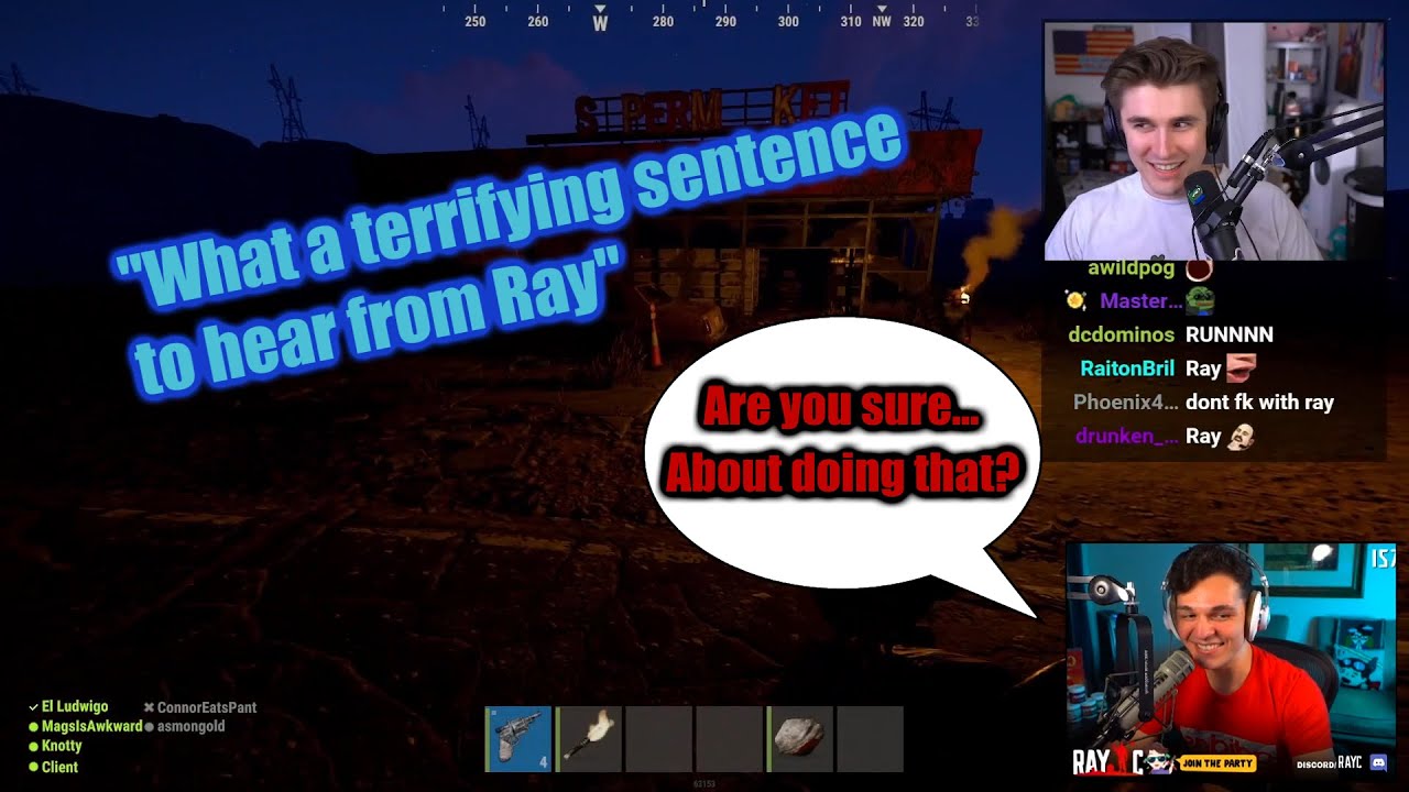 Ludwig Felt Intimidated By Ray C After Failed Ambush [RUST] (MC)