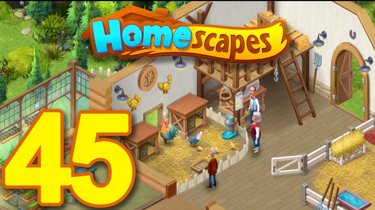 HOMESCAPES Story Walkthrough Gameplay #45 - Farm Day 4 (iOS, Android)