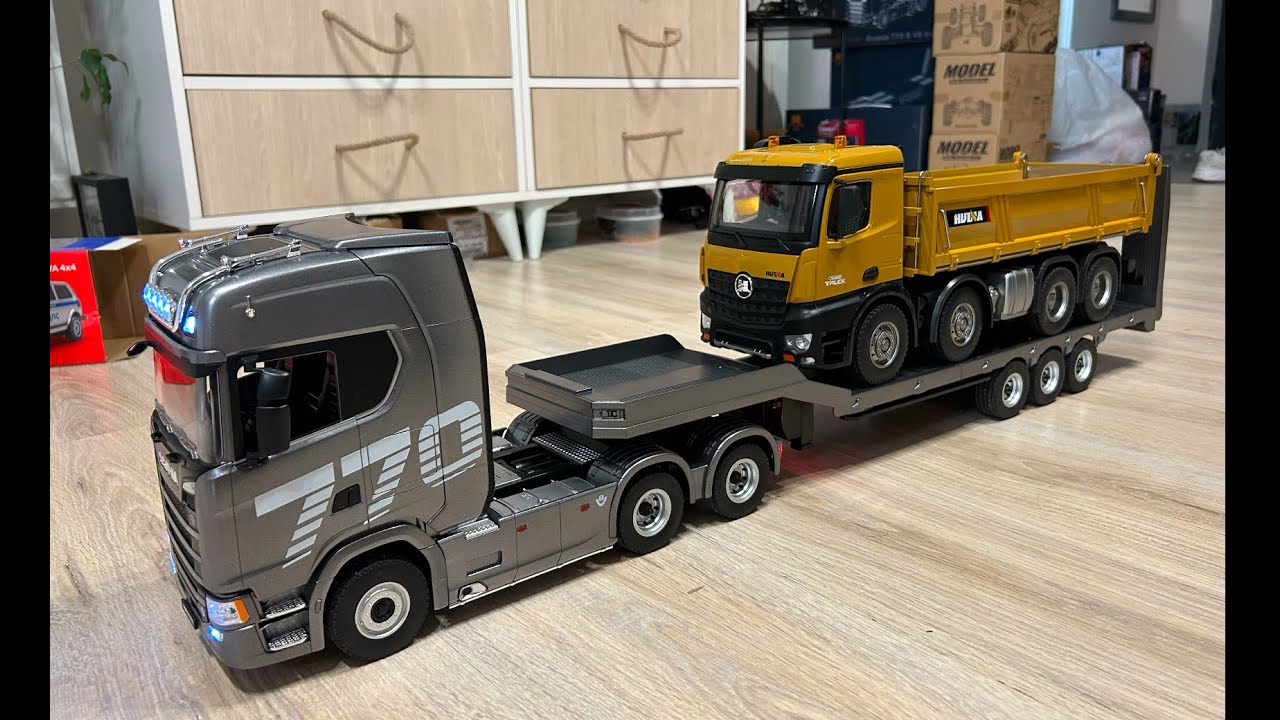 SCANIA 770S RC განხილვა გავიგოთ ღირს თუ არა ეს მოდელი ? HUINA 1501 RC TRUCK