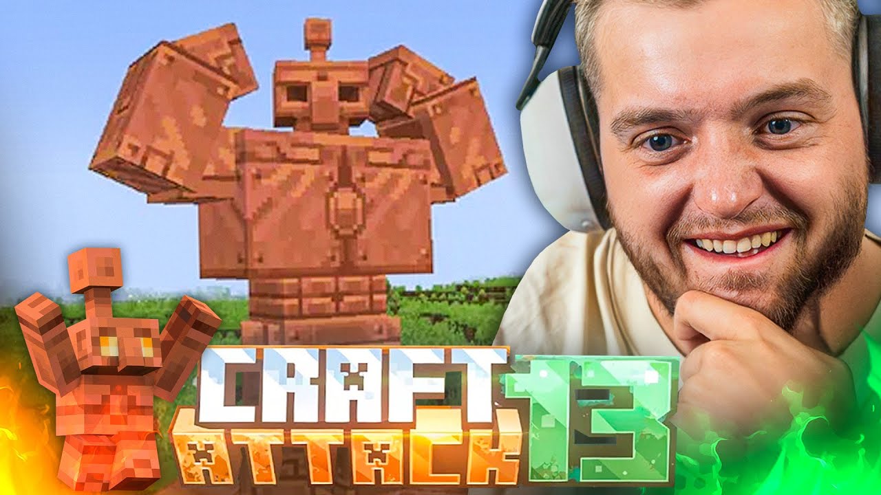 🤯😍100 STREAMER & mein 3 Mio Kupferbl&ouml;cke MONSTER PROJEKT! | Craft Attack 13 wird Fantastisch!