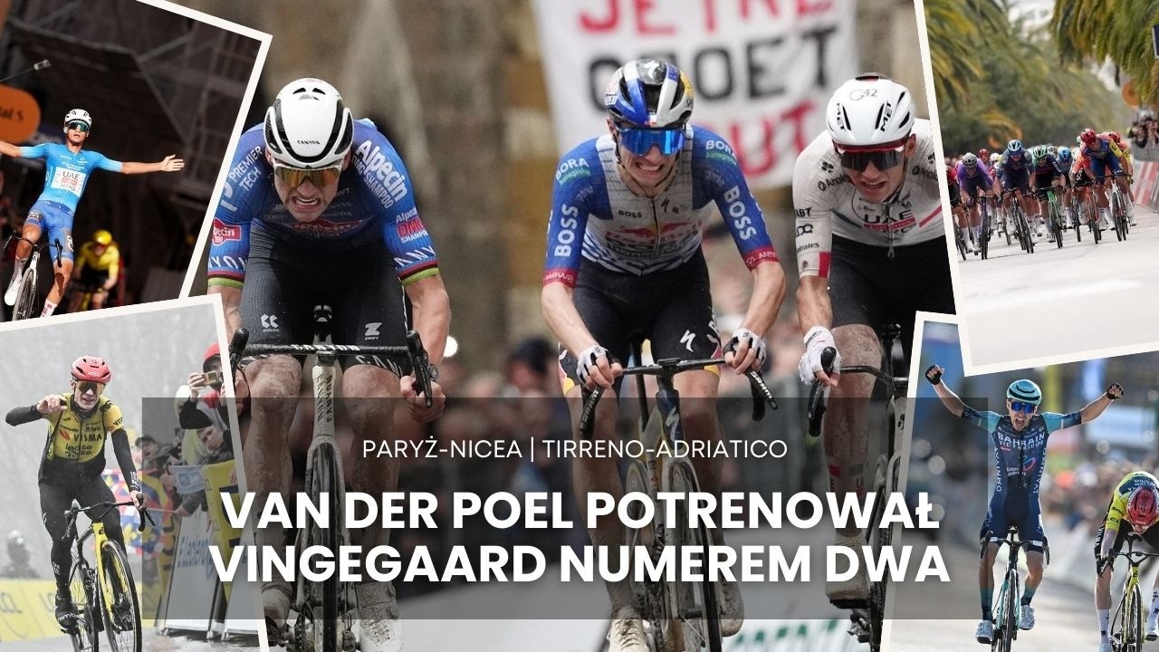 Van der Poel potrenował a Vingegaard jest solidnym numerem dwa