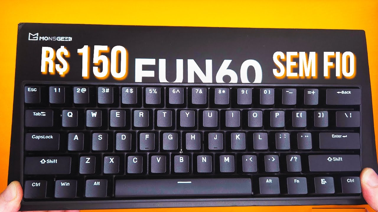 O Teclado Magnético SEM FIO Mais BARATO do AliExpress - Monsgeek Fun60 TriMode