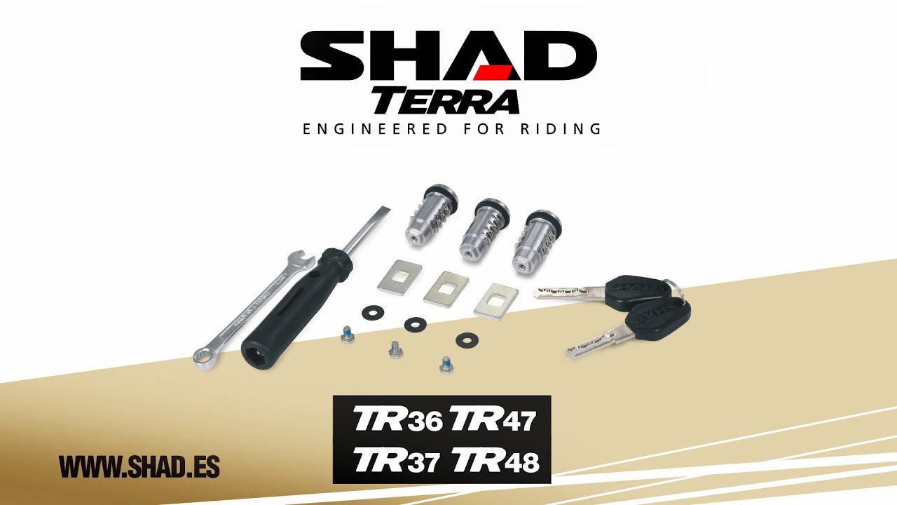 Lock cylinder installation – TERRA One key Top/Side cases