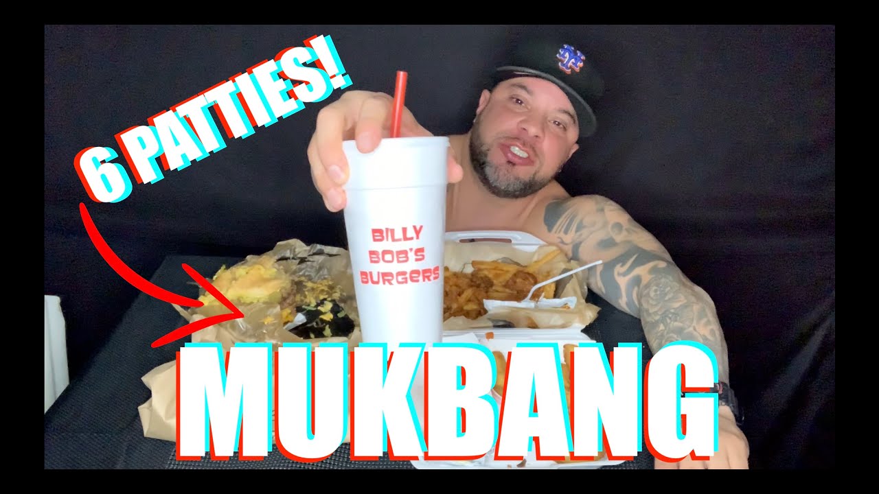 BILLY BOB'S BURGERS *MUKBANG* (Biggest Burger Challenge In Texas)