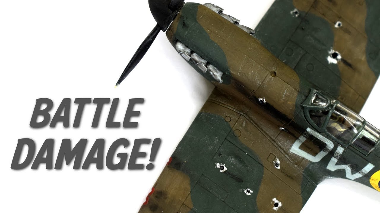 How To: Realistic Battle Damage on Your Scale Models