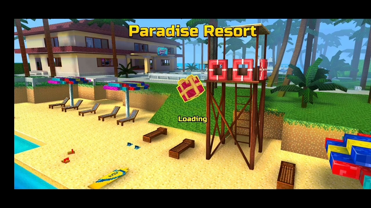 Playing a gun game called Pixel Gun 3d (PG3D) 