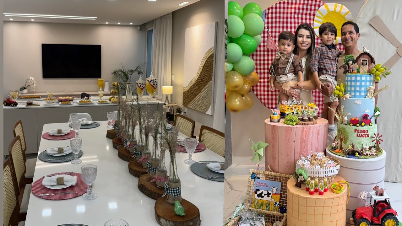 RECEBENDO EM CASA NIVER DO PEDRO LUCCA  | #PALOMASOARES