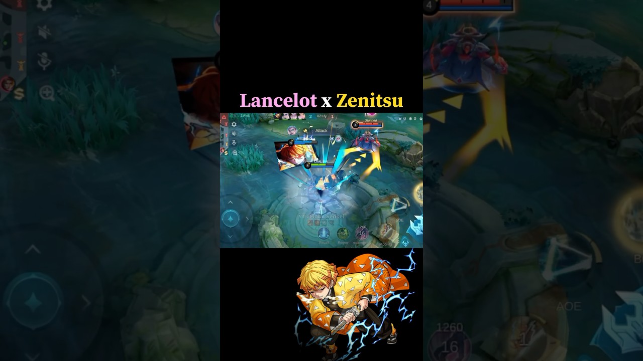 Lancelot x Zenitsu skin⚡️ OP hai ya flop? #mobalegends5v5 #moba5v5pippin #moba5v5hindi
