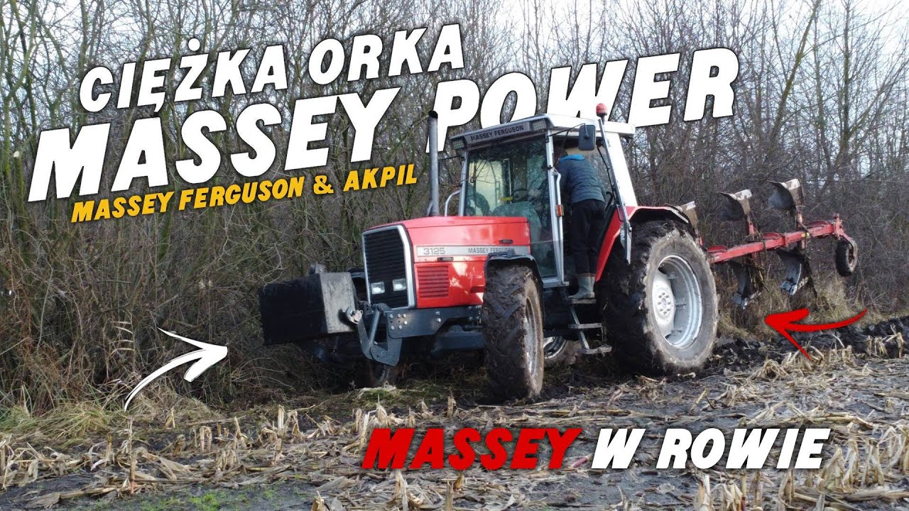 🔥Massey w Rowie!🔥Orka w koleinach!?🔥Orka po Kukurydzy na Ziarno!🔥Młodzi w Akcji!🔥Engine Sound🔥