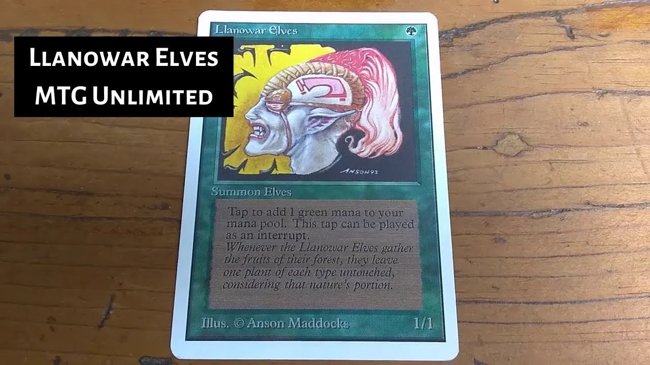 Unlimited Llanowar Elves