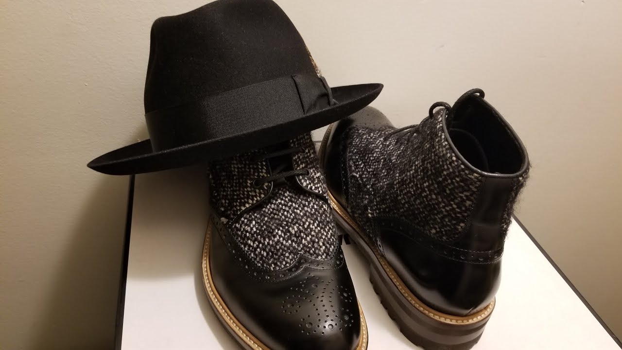 Newsboy Caps, Fedora Hats, Driving Caps can be worn with Wingtip & Chukka Boots, etc for Fall/Autumn