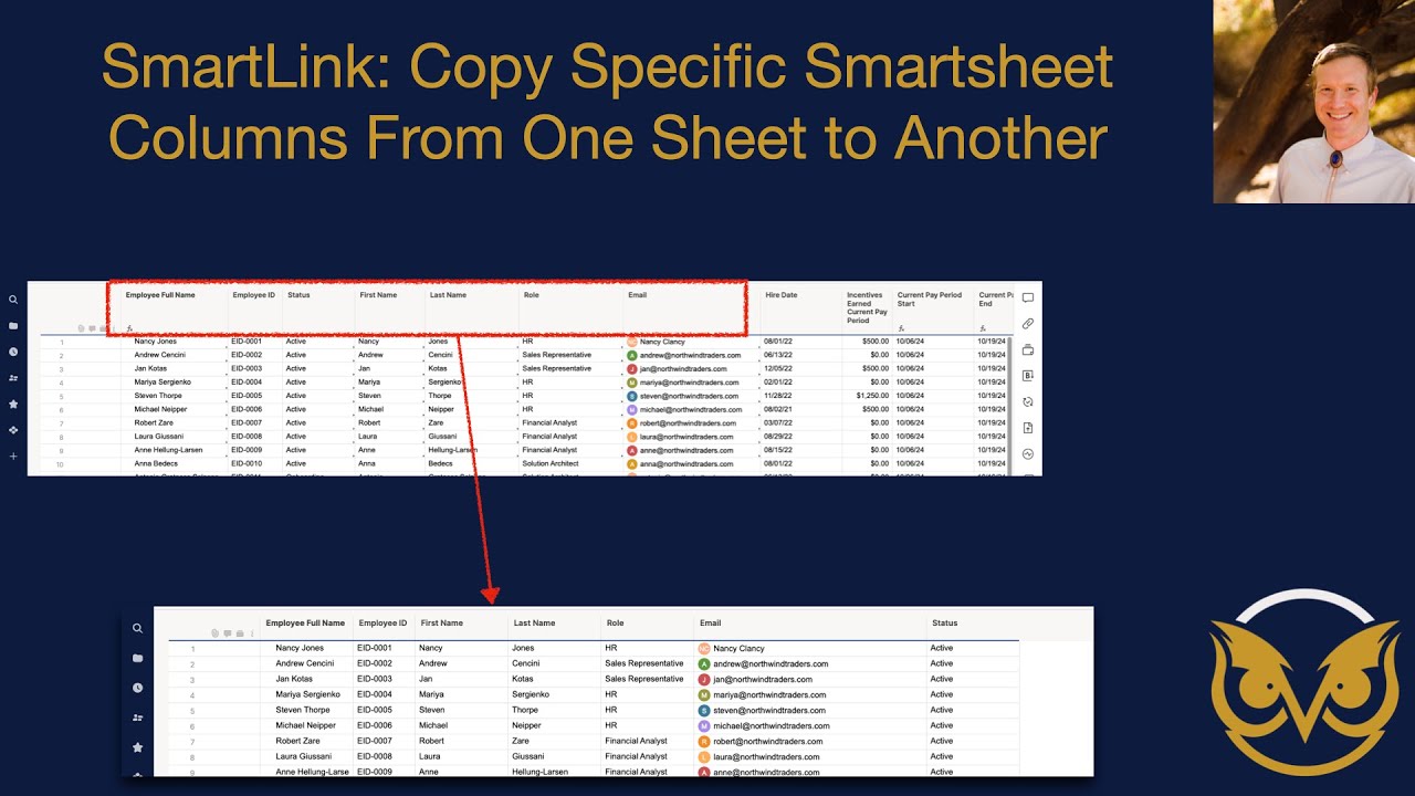 Smartsheet Copy Specific Columns to Another Sheet With WeGrid SmartLink