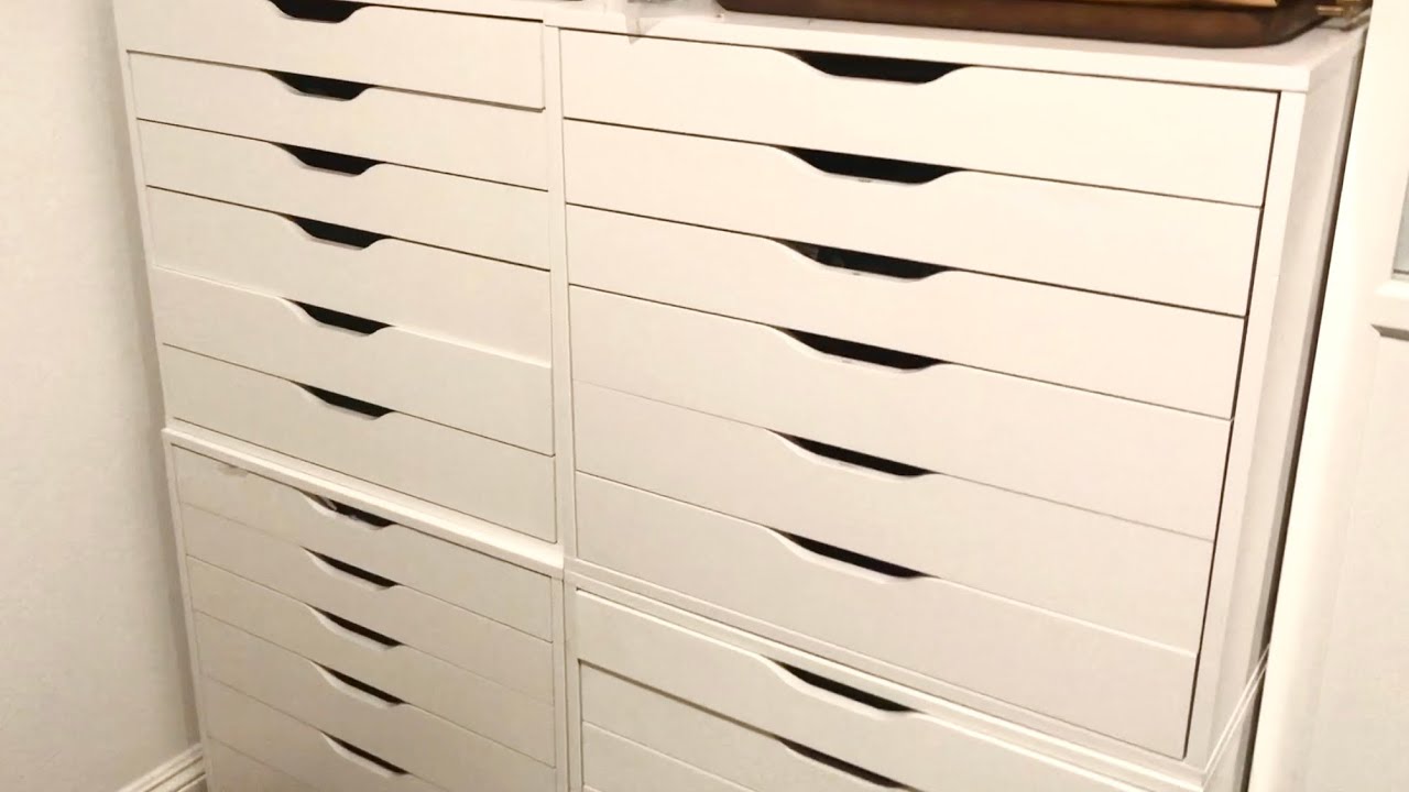 My Gemstone Organization So Far! New IKEA Alex Drawer Units!