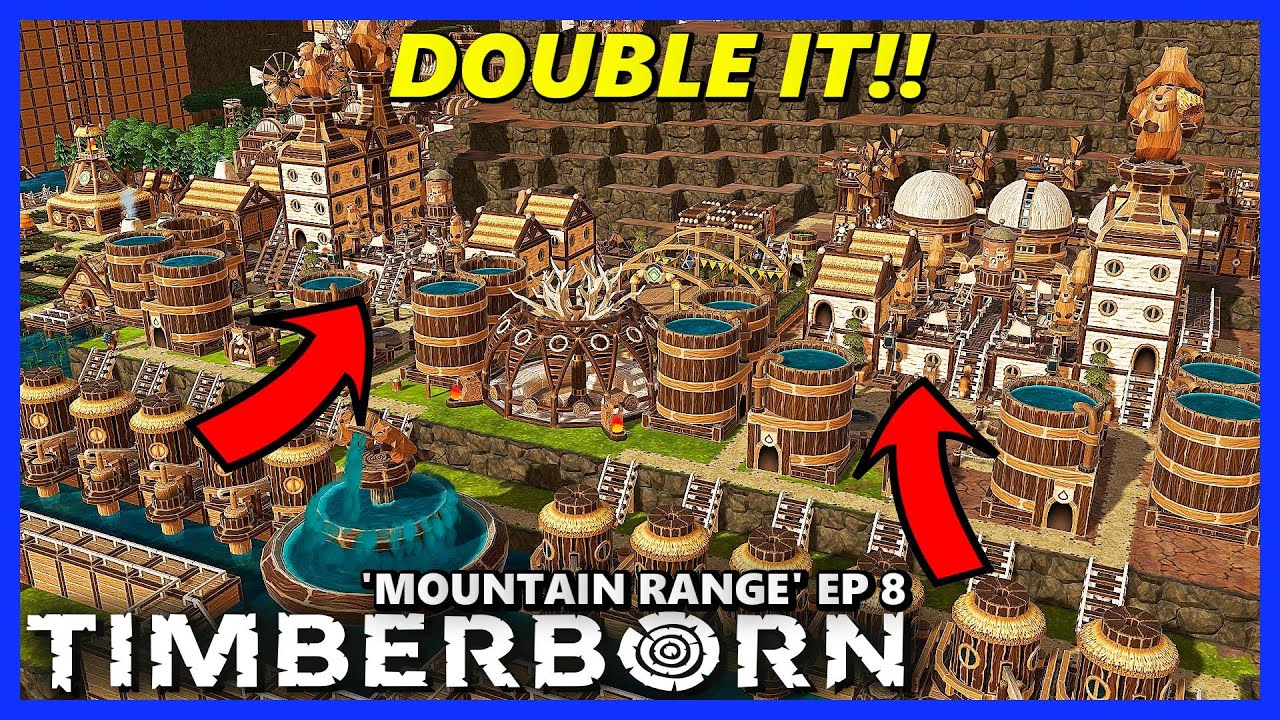 DOUBLE the BEAVERS .. DOUBLE the FUN!  - TIMBERBORN Update 6 HARD Ep 8