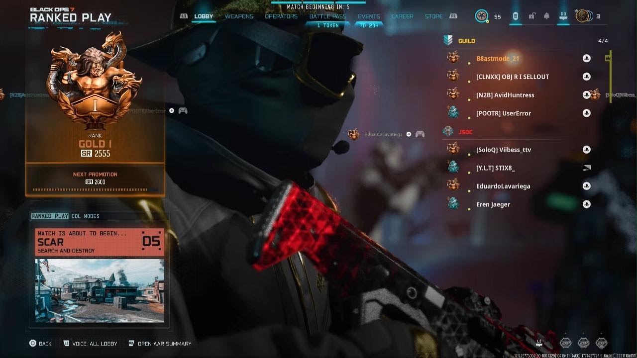 BO7 Ranked Beasty in control on Scar S&D