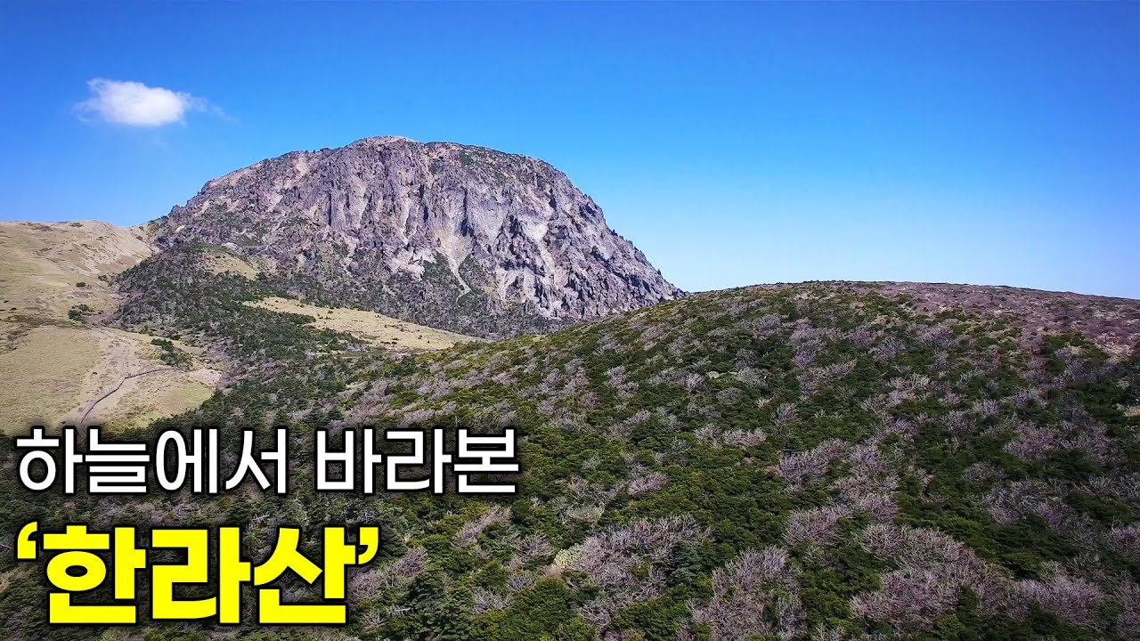 [4K 드론] 한라산 사계절 여행 – 겨울, 봄, 여름의 아름다움