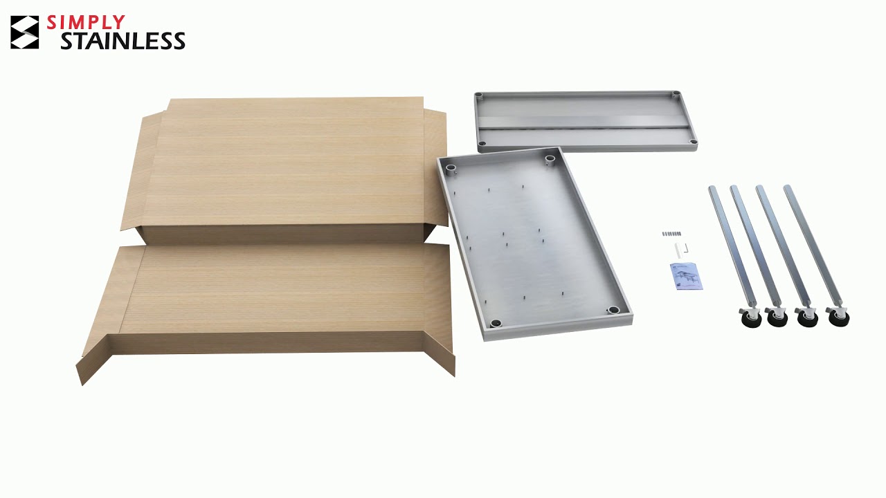 03 Mobile Workbench: Stainless Steel Assembly Animation