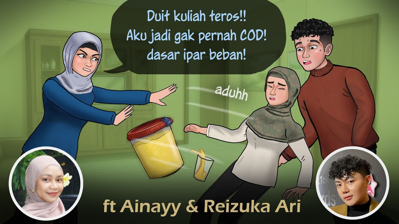 Akulah si Beban keluarga! ft Reizuka Ari & Ainayy | Kartun Animasi Drama Lebaran