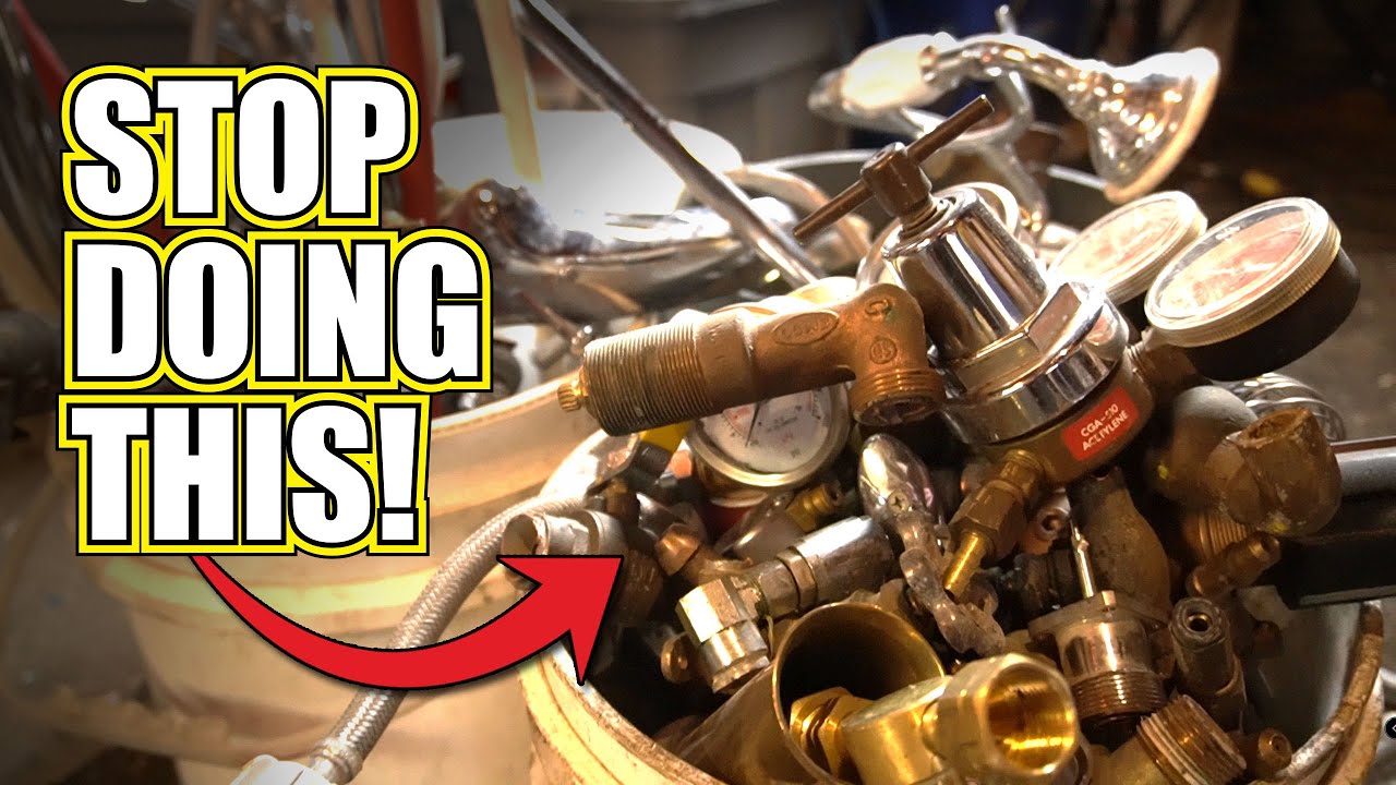 I Cleaned 100 lbs of Scrap Brass - Was it Worth it?