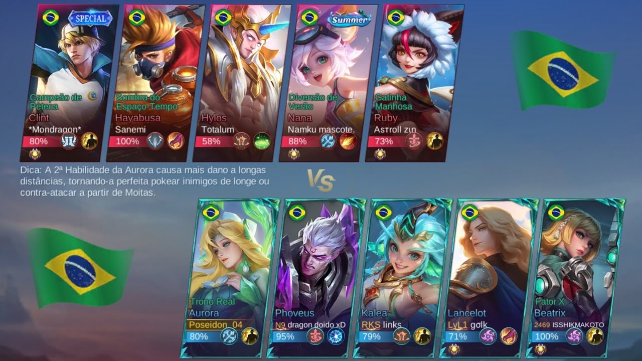 Jogando de Eudora no moblie legends 