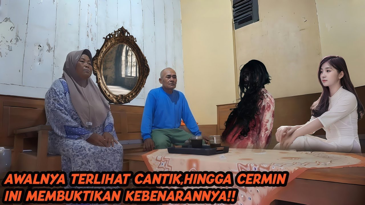 ARWAH WANITA CANTIK MUNCUL DARI CERMIN TUA, MENEROR PENGHUNI RUMAH INI!!!