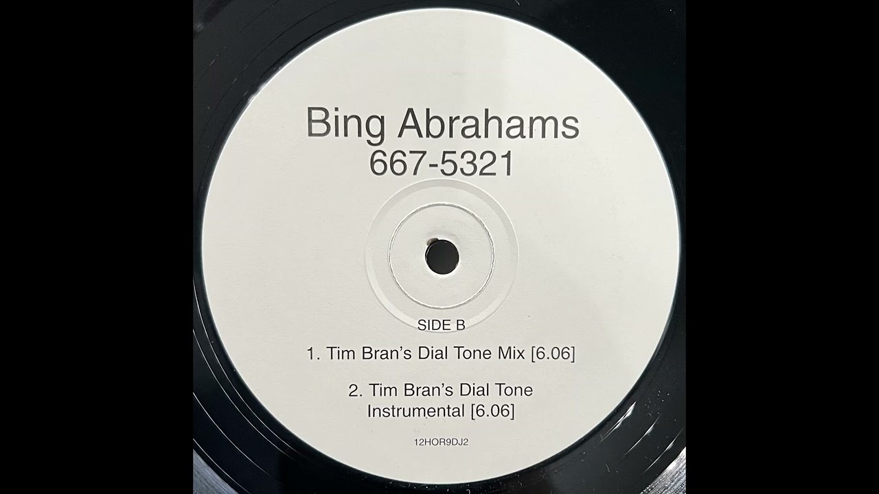 Bing Abrahams - 667-5321 (Tim Bran's Dial Tone Instrumental) [12HOR9DJ2]