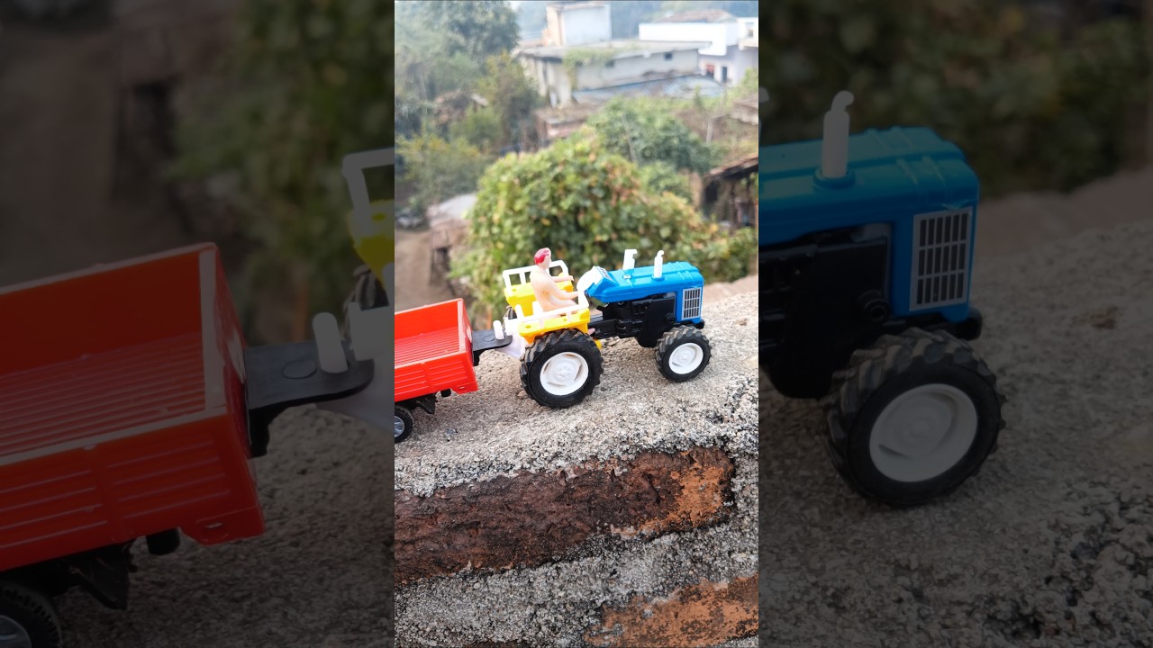 tractor trolley video, tractor wala video 