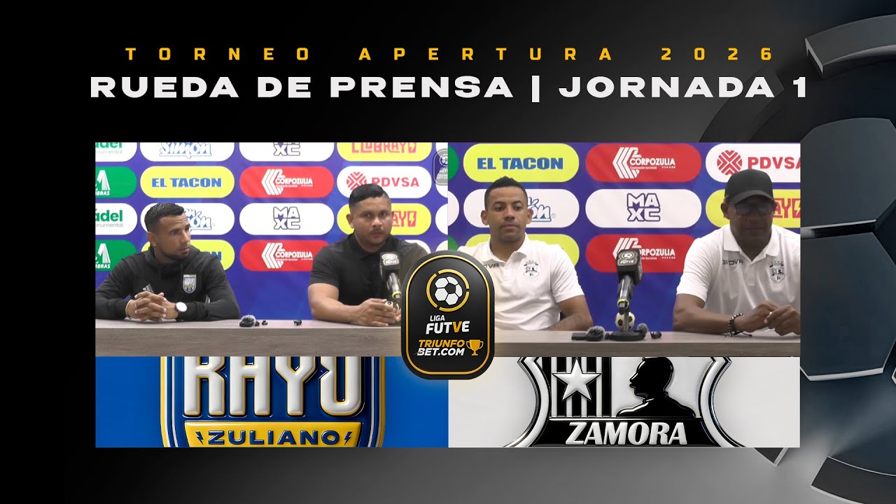 Rueda de prensa pospartido | LigaFUTVETriunfobet | Rayo Zuliano - Zamora