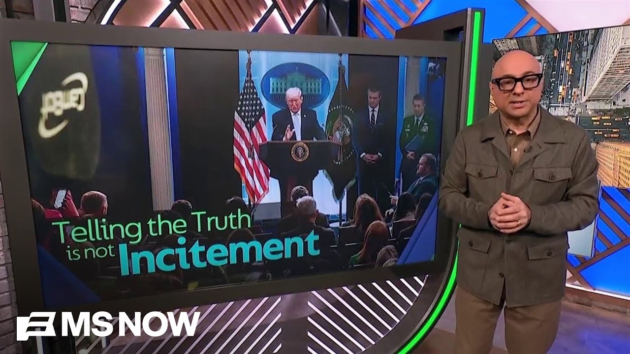 Velshi: Telling the Truth about Donald Trump is not Incitement
